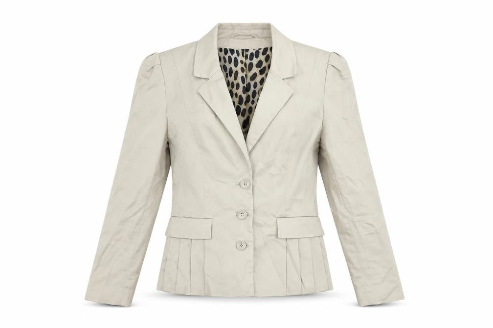 Womens UK Size 8 H&M Beige Jacket