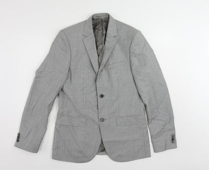 Mens UK Size 38 H&M Regular Grey Suit Jacket