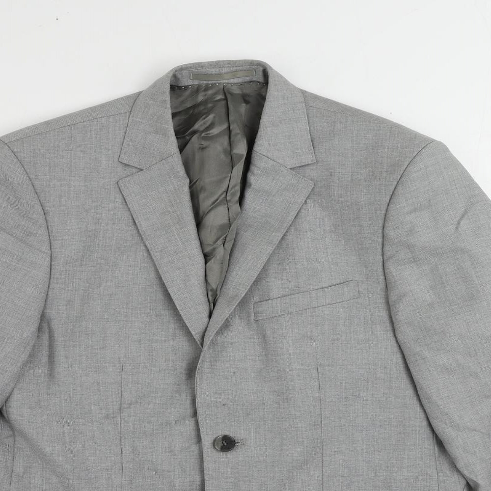 Mens UK Size 38 H&M Regular Grey Suit Jacket