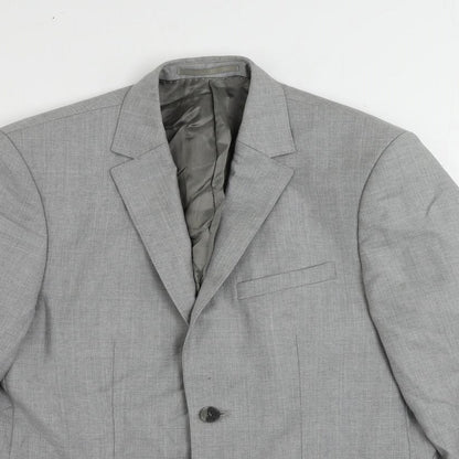 Mens UK Size 38 H&M Regular Grey Suit Jacket