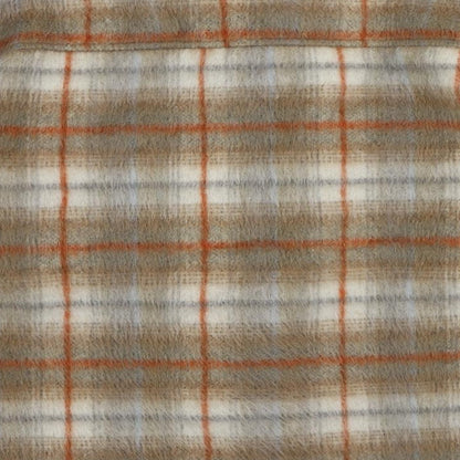 Pull&Bear Womens Brown Plaid Jacket Size S Button - Oversized