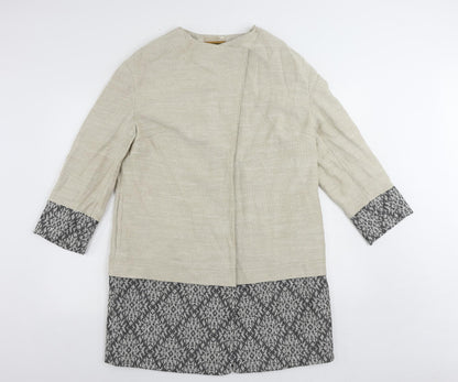 Womens UK Size 14 Per Una Beige Overcoat