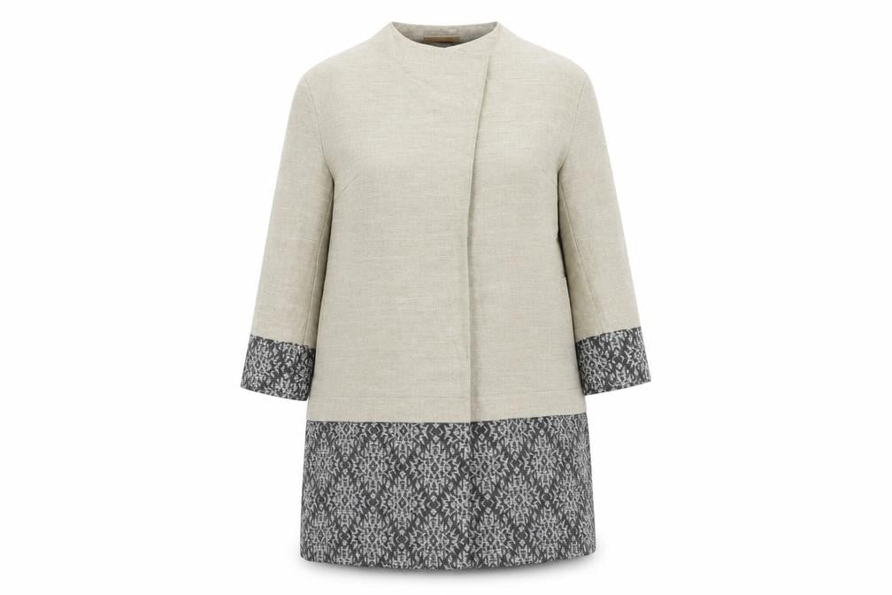 Womens UK Size 14 Per Una Beige Overcoat