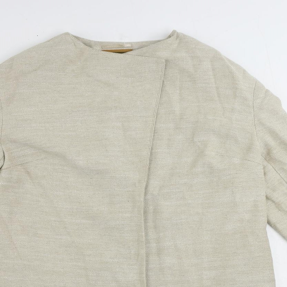 Womens UK Size 14 Per Una Beige Overcoat
