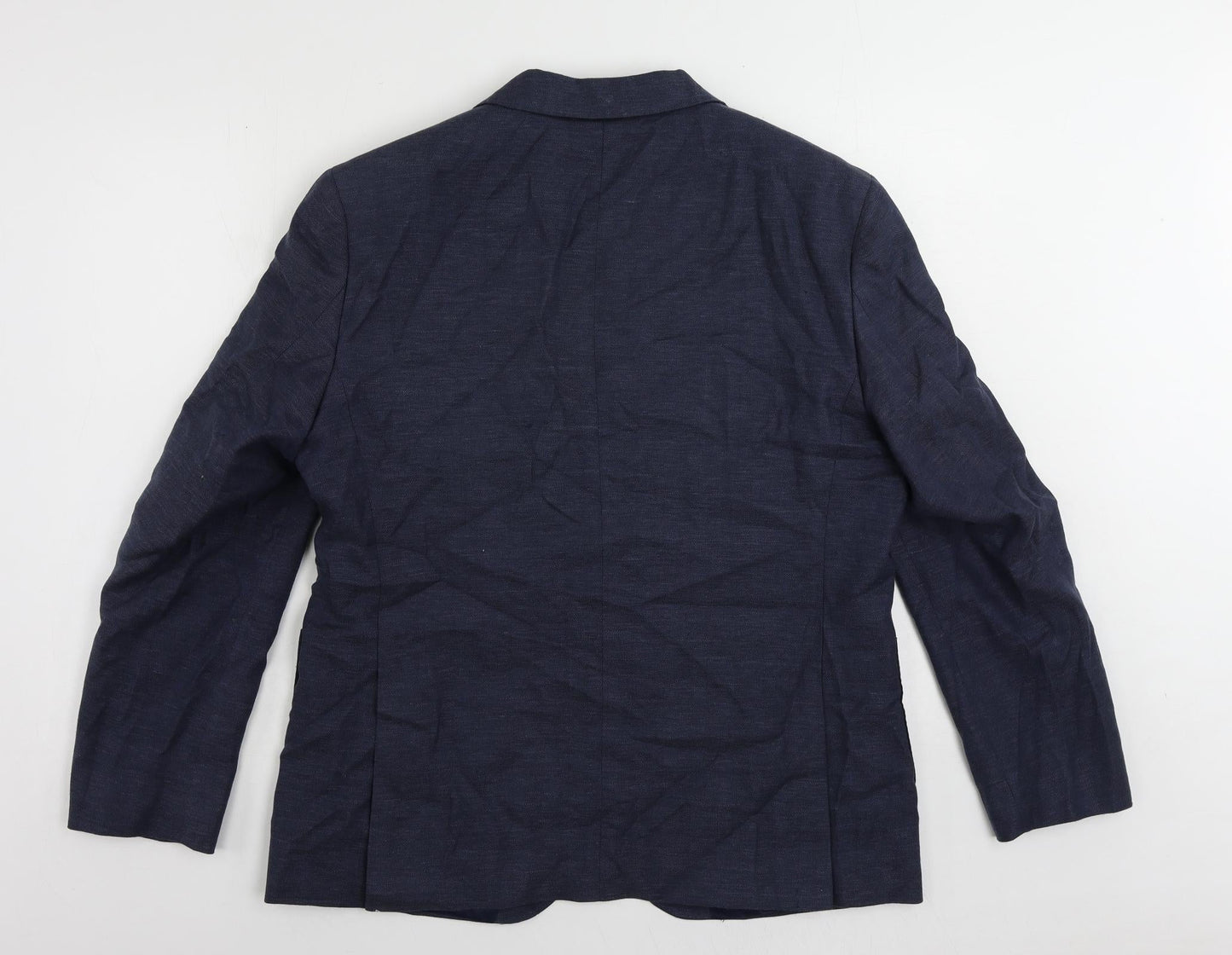 Mens UK Size 42 Marks and Spencer Regular Blue Suit Jacket
