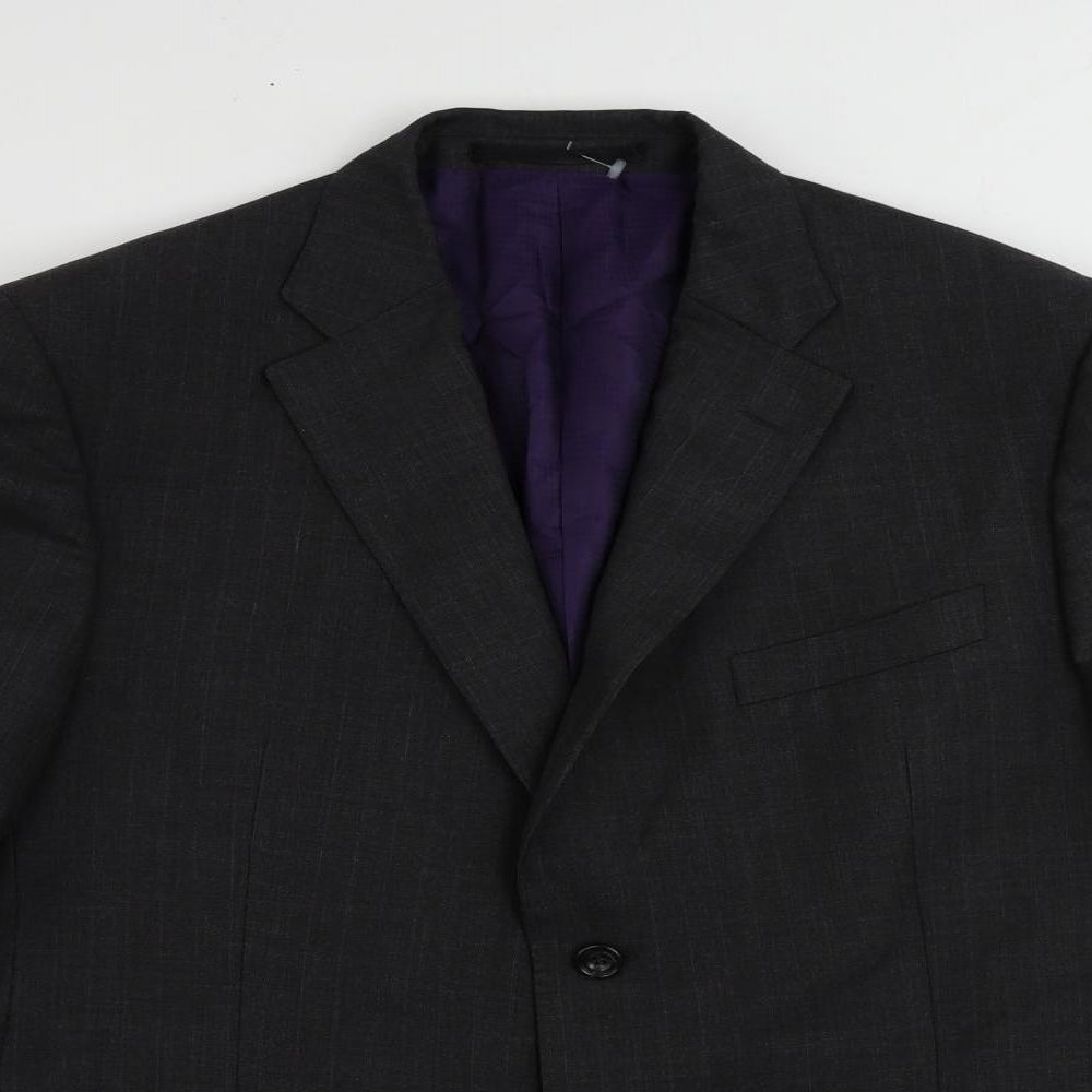 Mens UK Size 42 Marks and Spencer Regular Grey Suit Jacket
