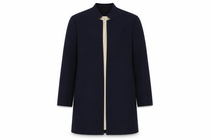Womens UK Size 14 H&M Blue Overcoat