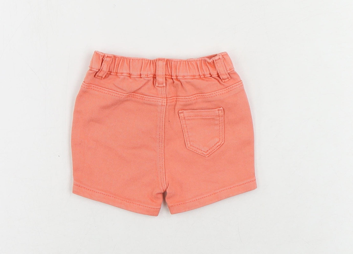 Marks and Spencer Baby Pink Cotton Cropped Jeans Size 3-6 Months Zip - Pockets