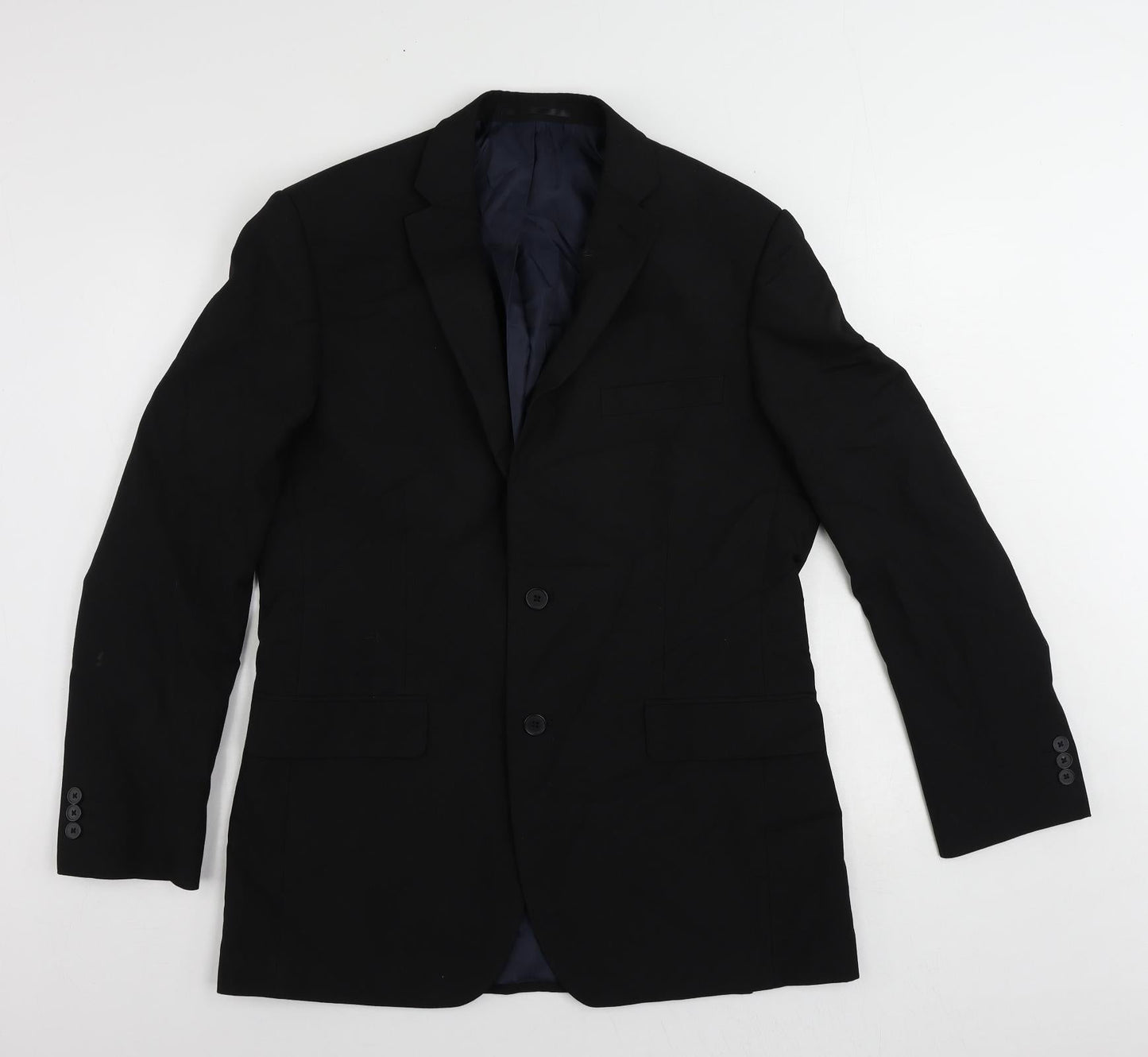 Mens UK Size 40 Debenhams Regular Black Suit Jacket