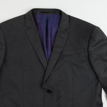 Mens UK Size 40 Marks and Spencer Regular Grey Suit Jacket