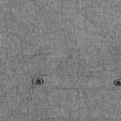 Alex & Co. Womens Grey Geometric Jacket Blazer Size 16 Button