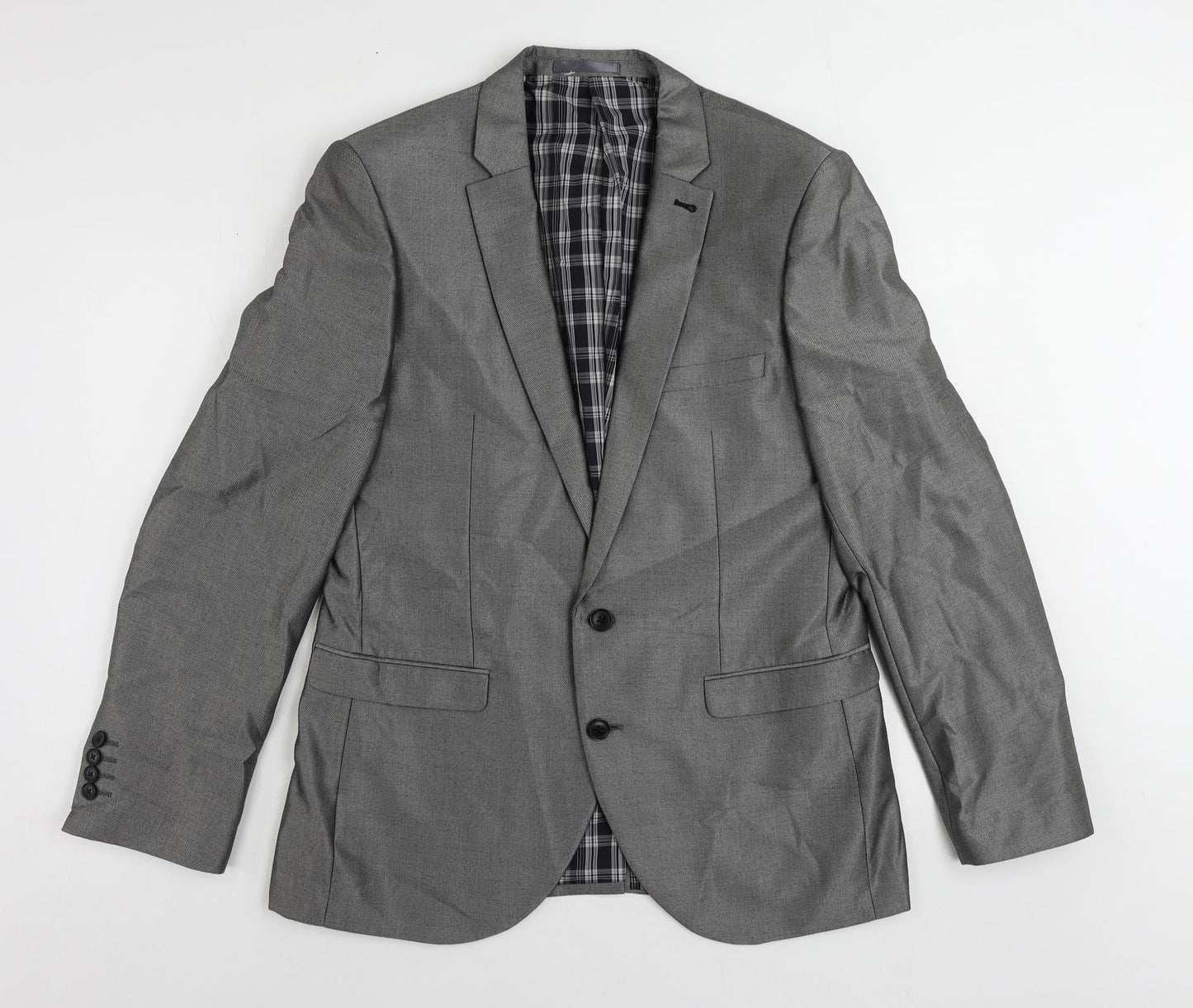 Mens UK Size 42 NEXT Regular Grey Suit Jacket