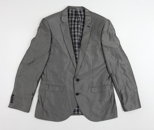 Mens UK Size 42 NEXT Regular Grey Suit Jacket