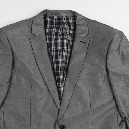 Mens UK Size 42 NEXT Regular Grey Suit Jacket