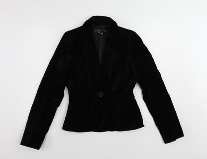 Womens UK Size S Zara Black Jacket