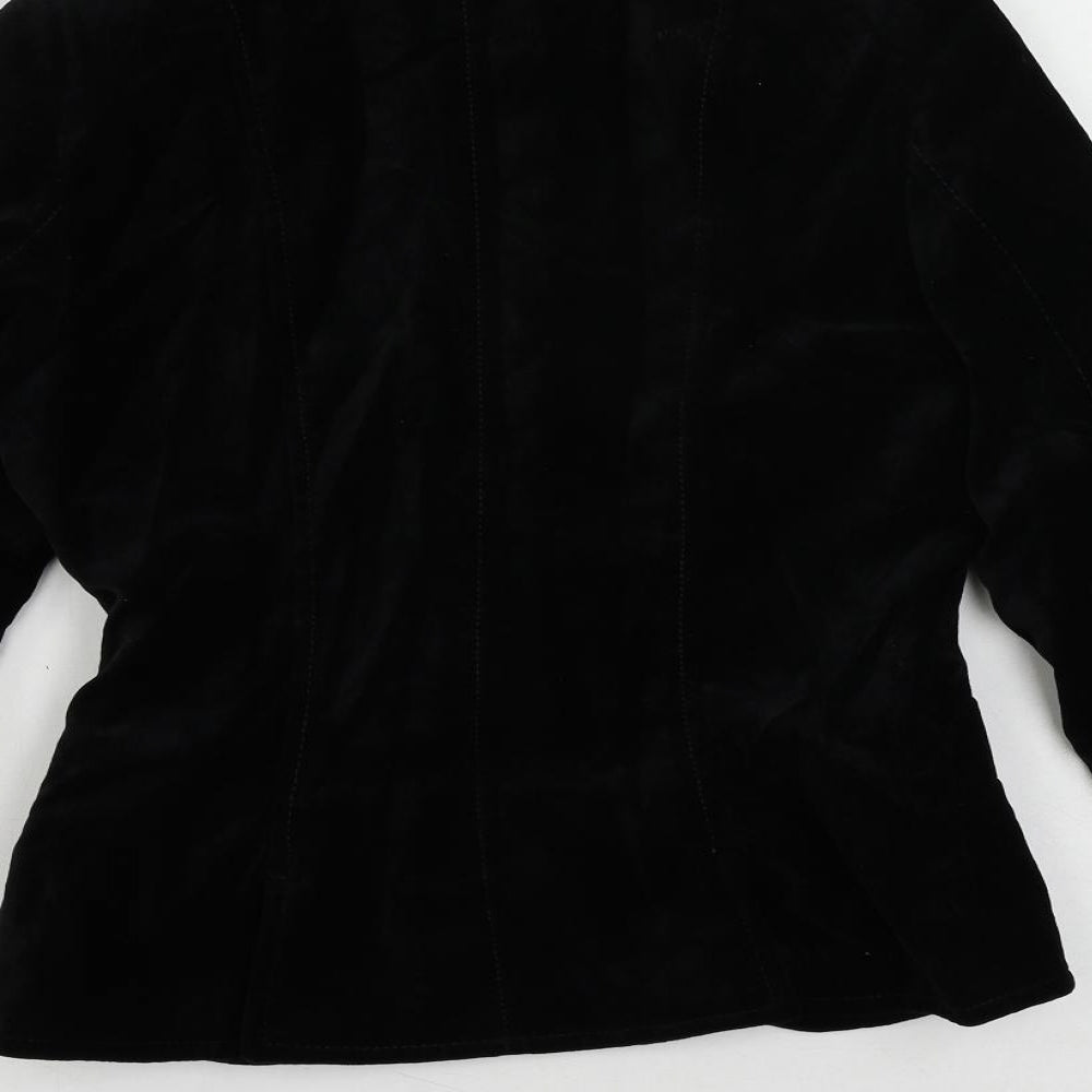 Womens UK Size S Zara Black Jacket
