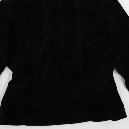 Womens UK Size S Zara Black Jacket