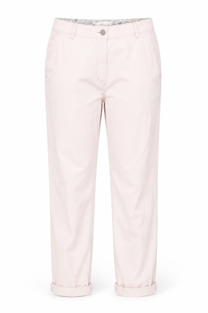 Womens UK Size 8 Marks and Spencer Regular Fit Chino Pink Trousers