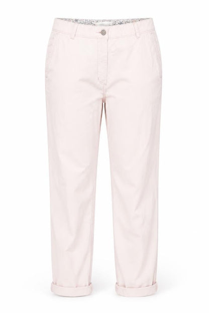 Womens UK Size 8 Marks and Spencer Regular Fit Chino Pink Trousers