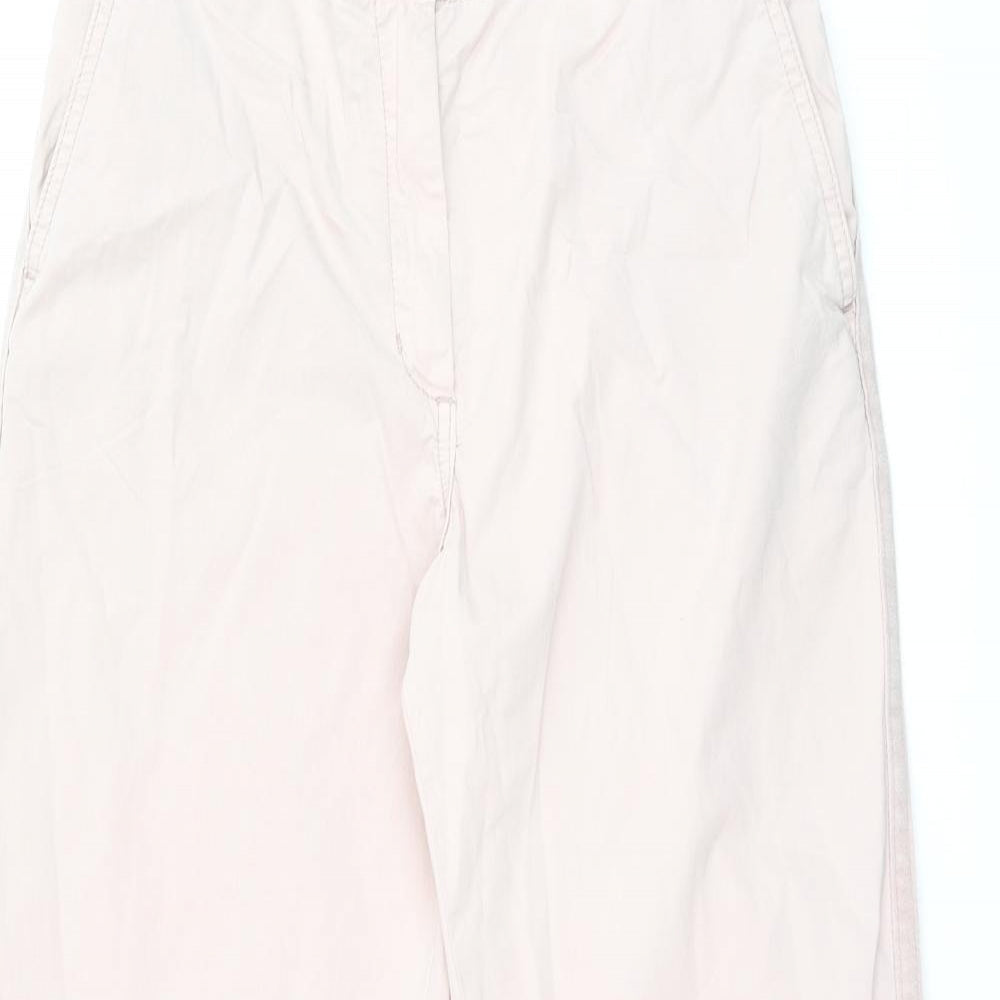 Womens UK Size 8 Marks and Spencer Regular Fit Chino Pink Trousers