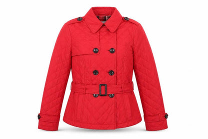 Womens UK Size 14 Rossetti Red Quilted Coat