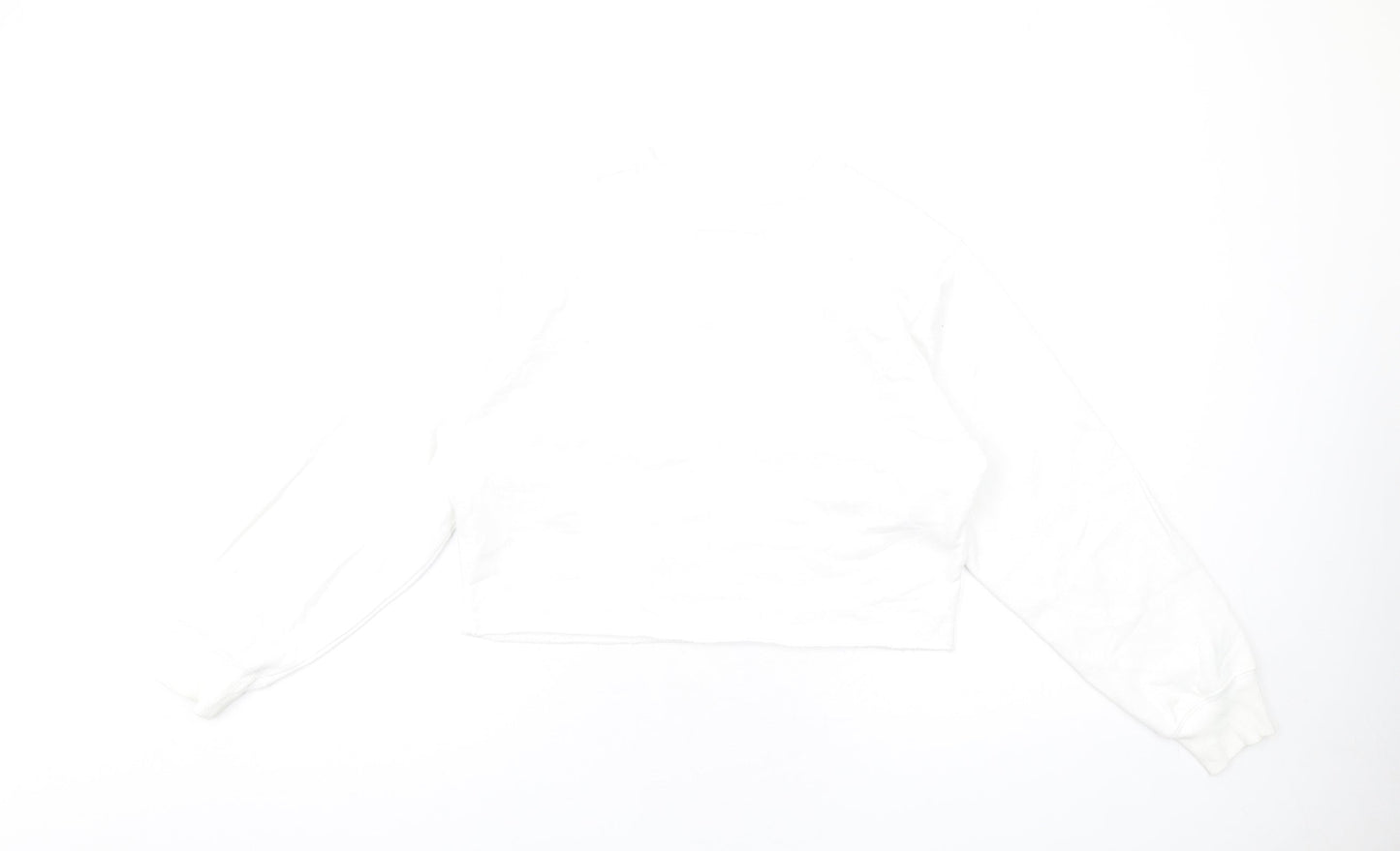 Hollister Womens White Cotton Pullover Sweatshirt Size XS Pullover