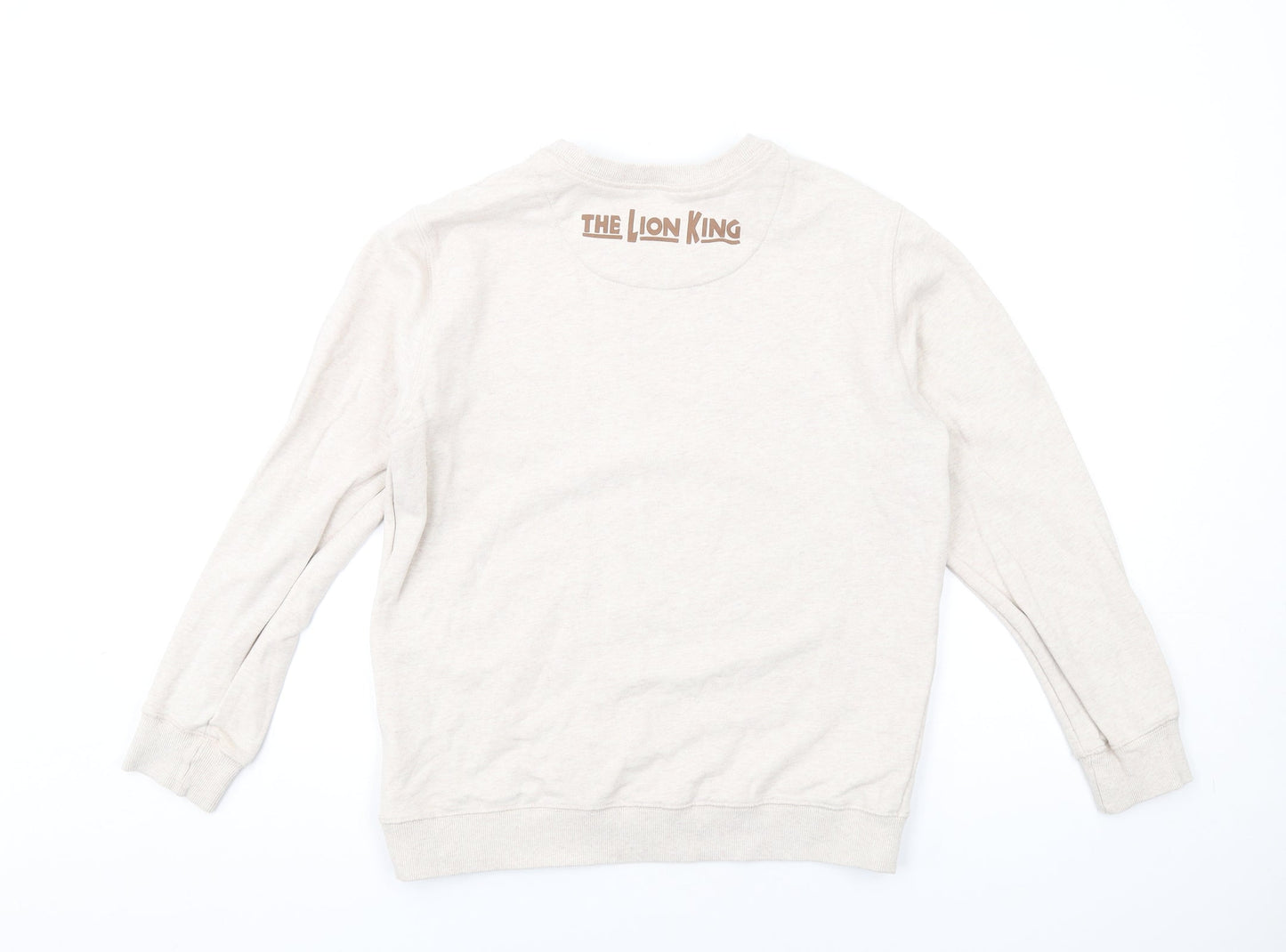 Womens UK Size M Disney Beige Pullover Sweatshirt