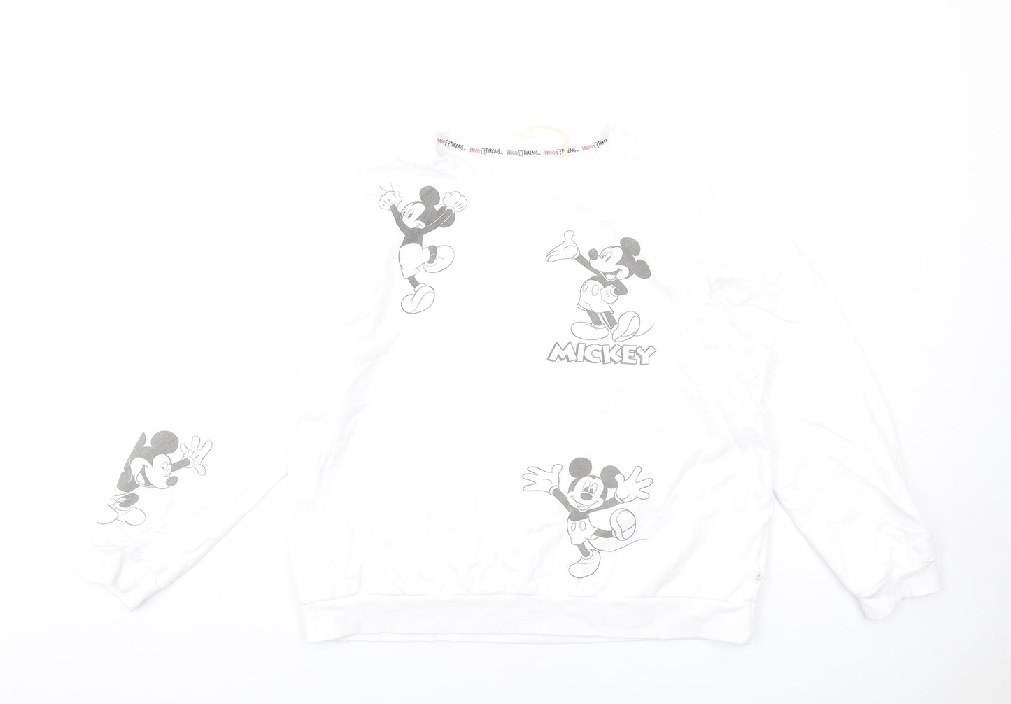 Womens UK Size L Disney White Pullover Sweatshirt
