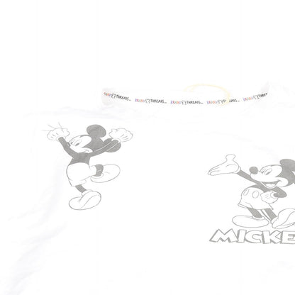 Womens UK Size L Disney White Pullover Sweatshirt