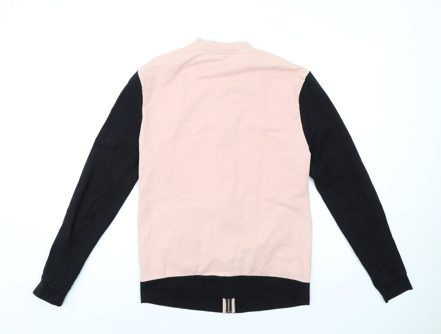 Mens UK Size M ASOS Pink Full Zip Sweatshirt