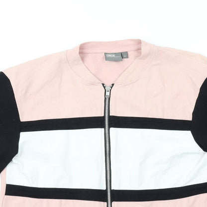Mens UK Size M ASOS Pink Full Zip Sweatshirt