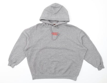Womens UK Size S Pull&Bear Grey Pullover Hoodie