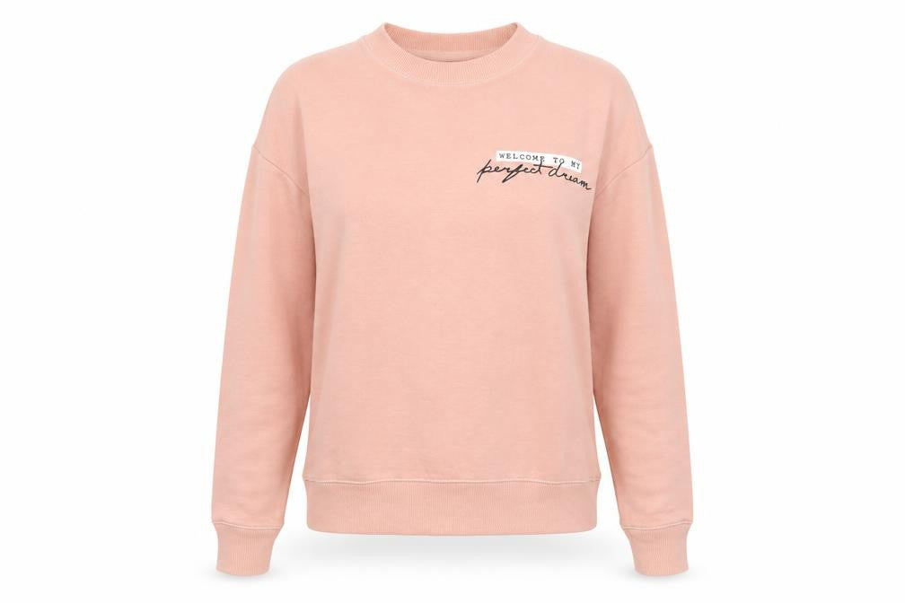 Womens UK Size XS Pull&Bear Pink Pullover Sweatshirt