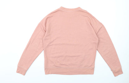 Womens UK Size XS Pull&Bear Pink Pullover Sweatshirt