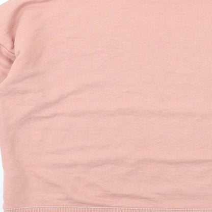 Womens UK Size XS Pull&Bear Pink Pullover Sweatshirt