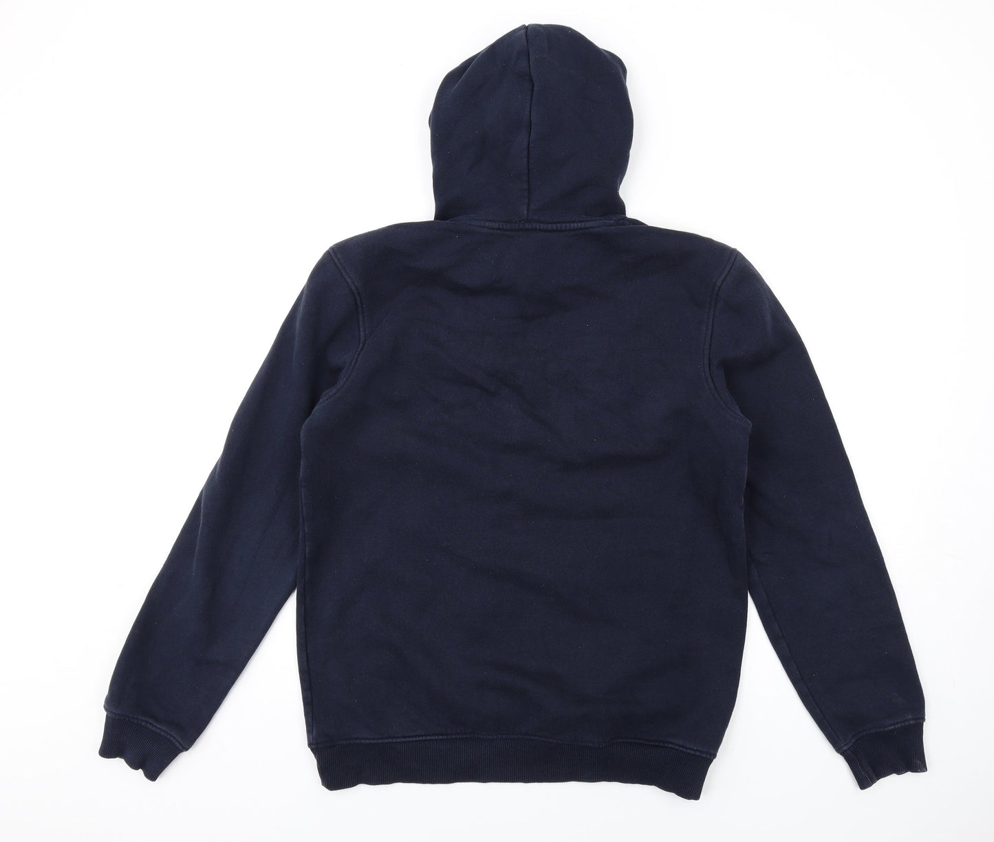 Mens UK Size M NEXT Blue Pullover Hoodie