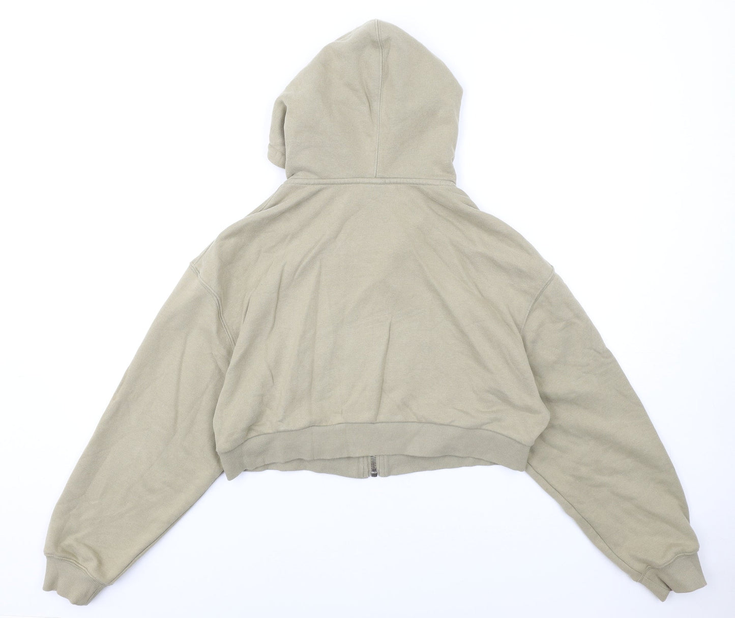 Future Gravity Key Womens Beige Cotton Full Zip Hoodie Size M Zip