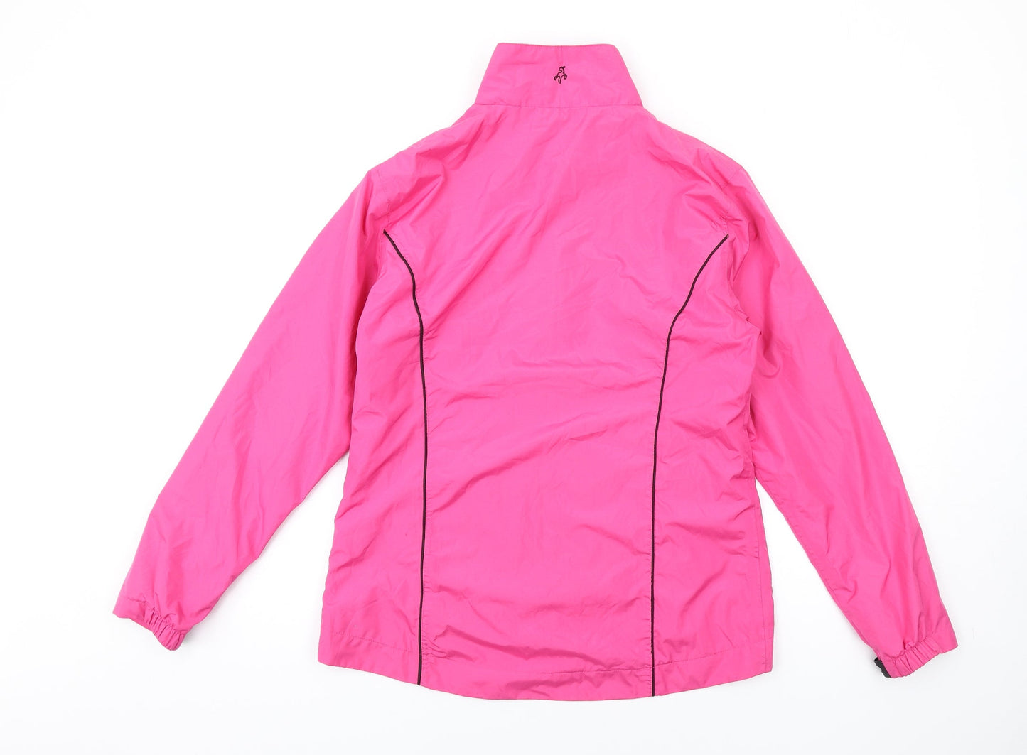 Womens UK Size S Green Lamb Pink Rain Coat