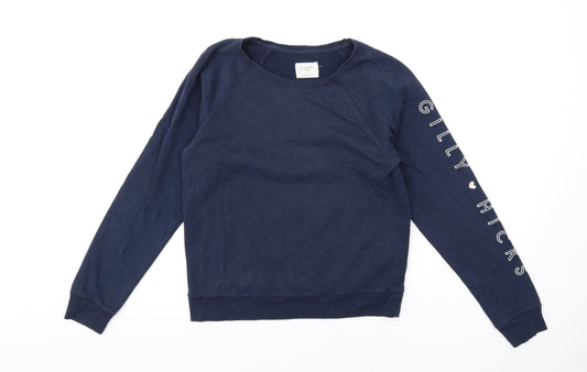 Womens UK Size S Gilly Hicks Blue Pullover Sweatshirt