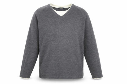 Mens UK Size M Blue Harbour Grey Pullover Jumper