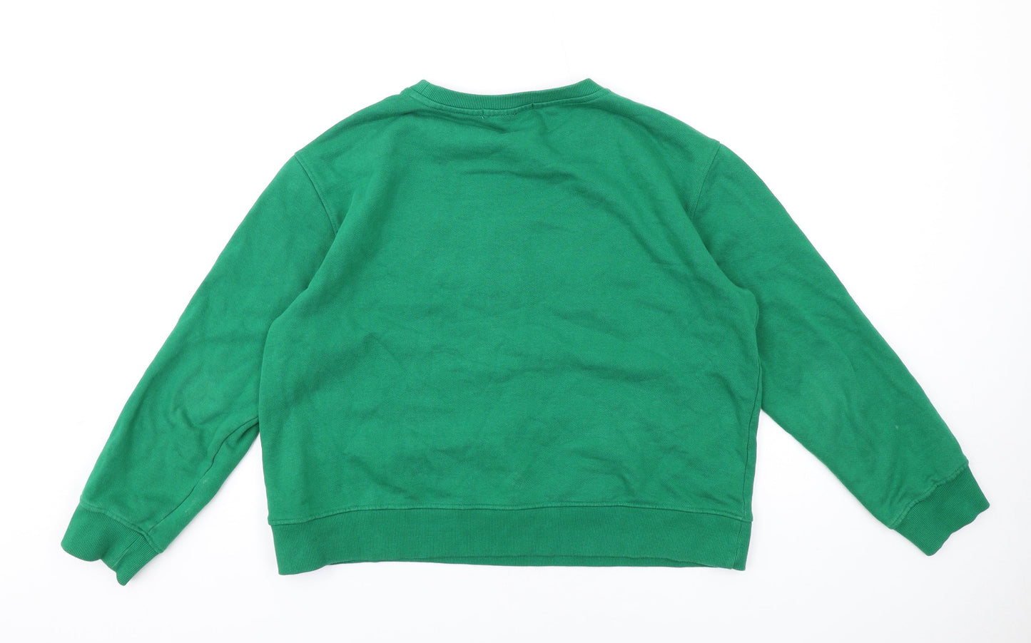 Sofie Schnoor Womens Green Polyester Pullover Sweatshirt Size L Pullover