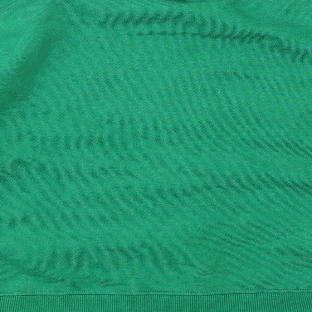 Sofie Schnoor Womens Green Polyester Pullover Sweatshirt Size L Pullover