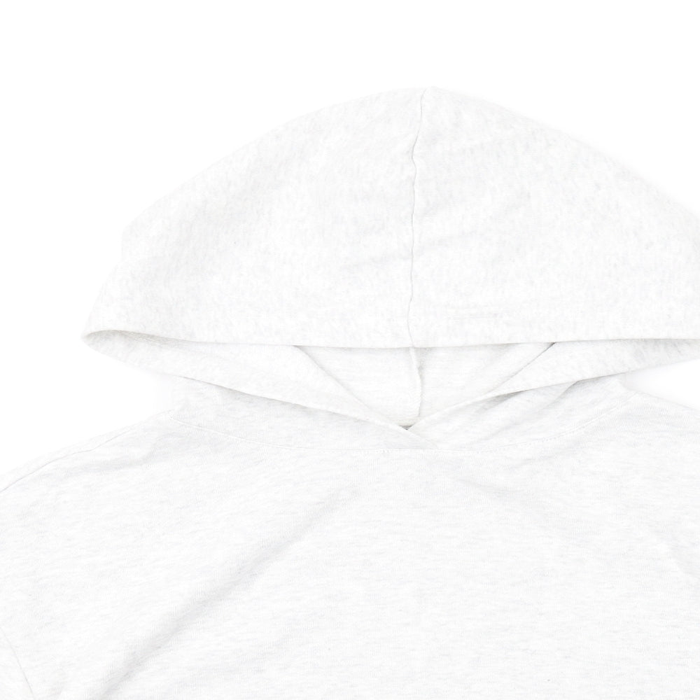 Womens UK Size 4 ASOS Grey Pullover Hoodie