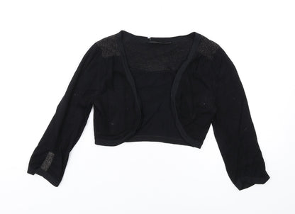Womens UK Size XS Coast Black Shrug Jumper