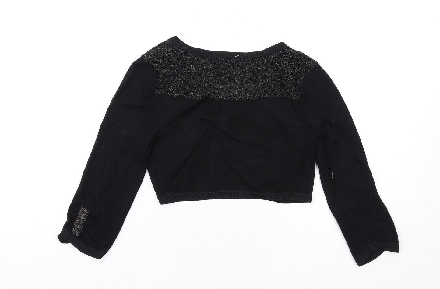 Womens UK Size XS Coast Black Shrug Jumper