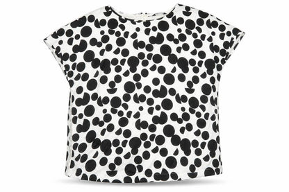 Marks and Spencer Womens White Polka Dot Viscose Basic Blouse Size 18 Round Neck