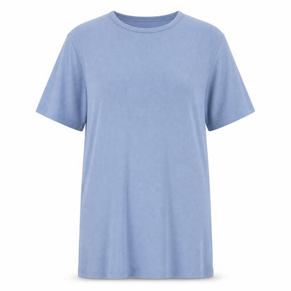 Nasty Gal Womens Blue Polyester T-Shirt Dress Size 16 Round Neck Pullover