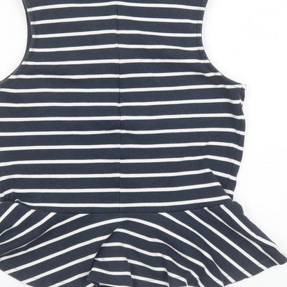 Womens UK Size 10 Jack Wills Blue Basic Tank