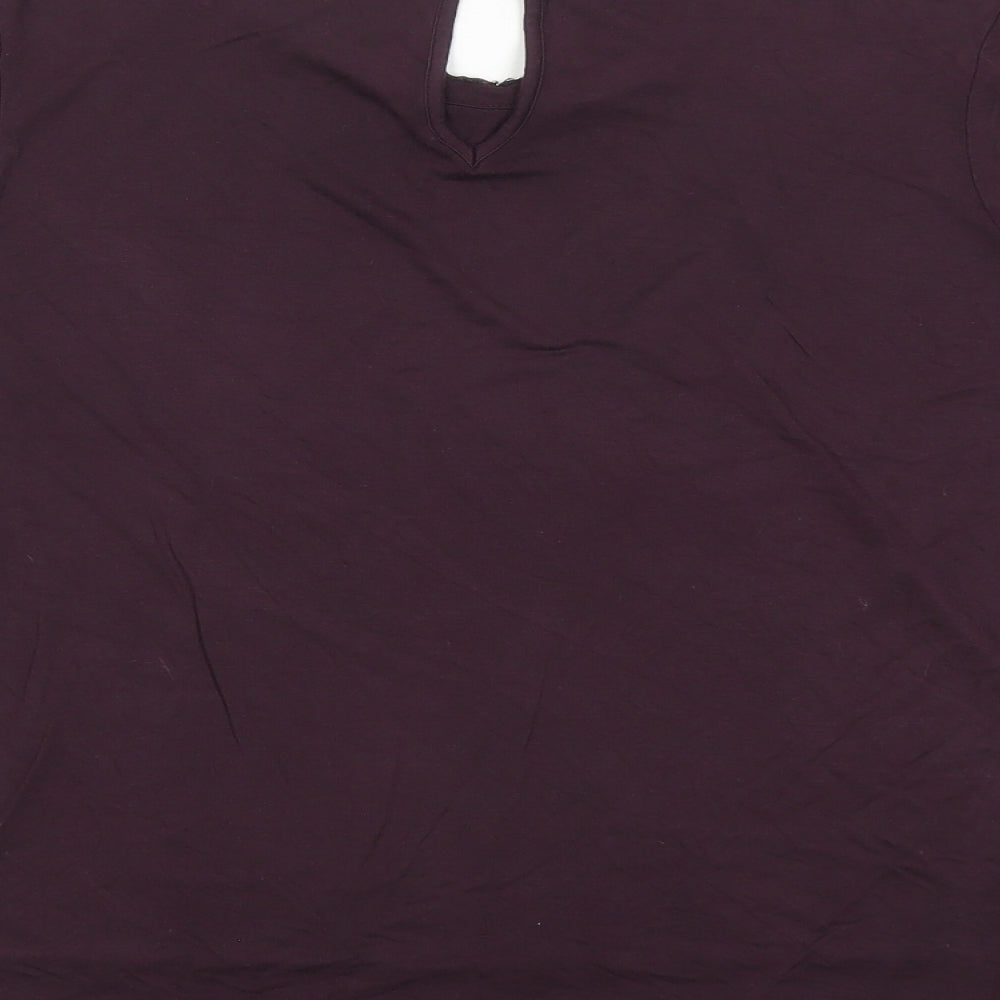 Womens UK Size 12 NEXT Purple Basic T-Shirt