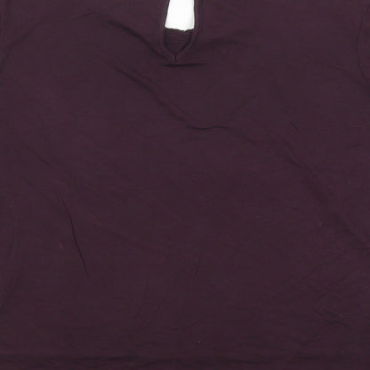 Womens UK Size 12 NEXT Purple Basic T-Shirt